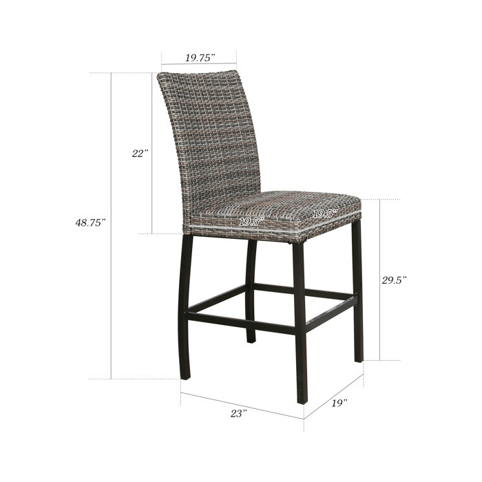 Latitude Run® Murvin Outdoor 29.5 Bar Stool Wayfair